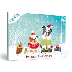 Calendario dell'Avvento con regali e sorprese per cani