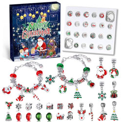 Calendario con pietre, perline e charme per bracciale