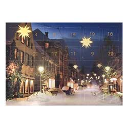 calendario dell'avvento vegano con cioccolato