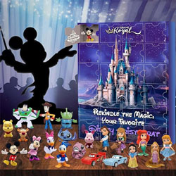 Calendario dell'Avvento con i personaggi Disney