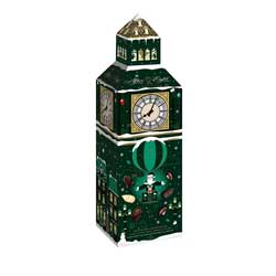 calendario avvento afret eight a forma di big ben