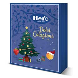 24 confetture in mini porzione dall'1 al 24 Dicembre