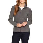 felpa in pile con zip 