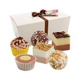 olii e creme da bagno in formato cupcake